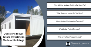 Questions to Ask Before Investing in Modular Buildings Infographic